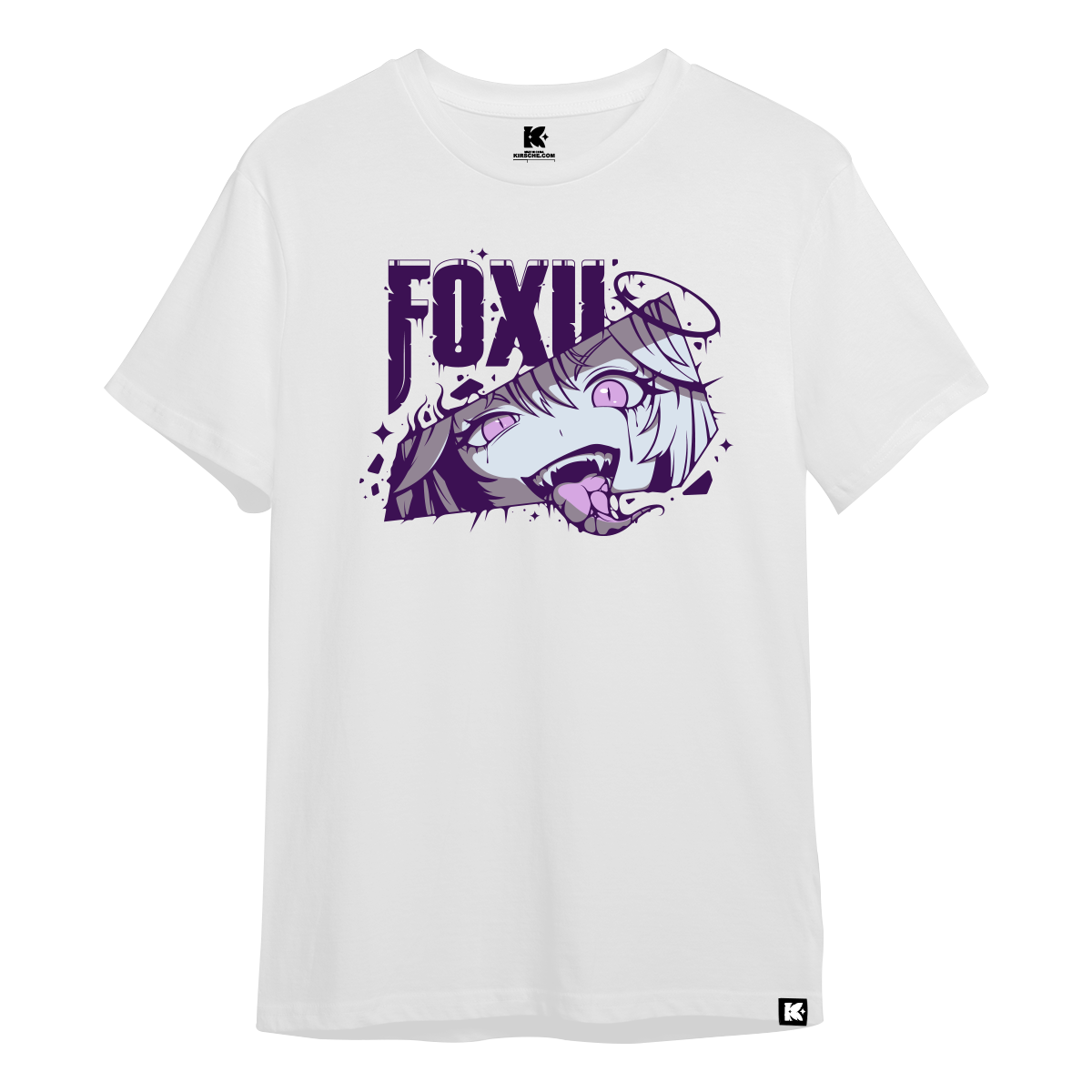 Kirsche "FOXU" T-Shirt - White - PRE-ORDER