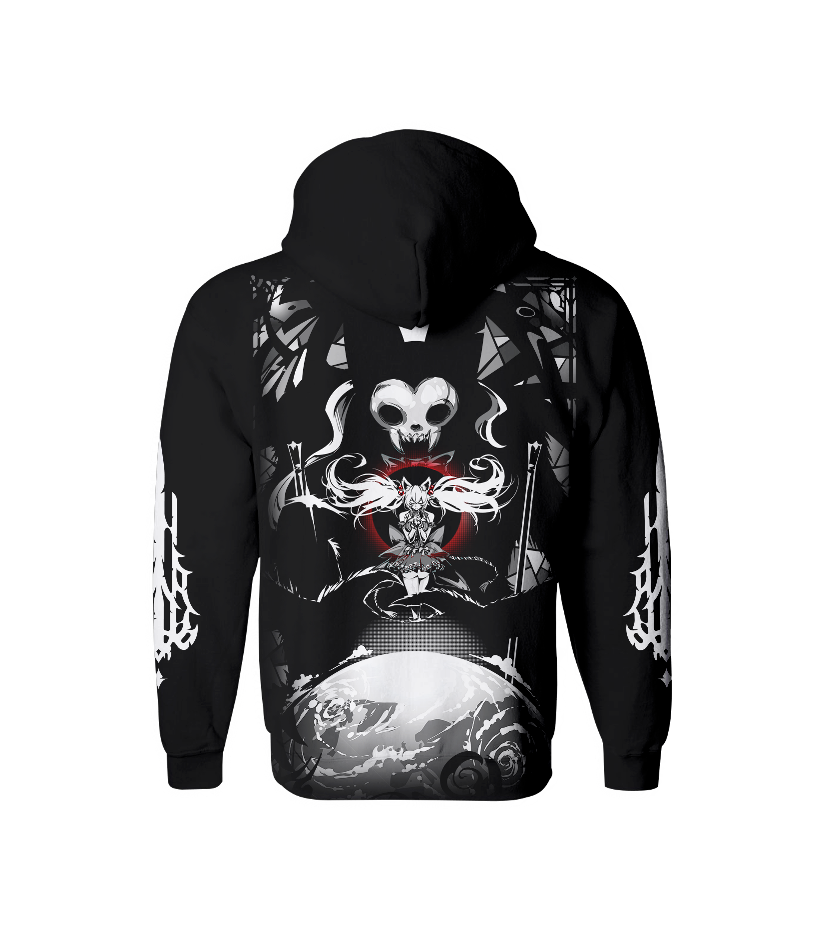 Kirsche "Kursed World" Zip-Up Hoodie - Black - PRE-ORDER