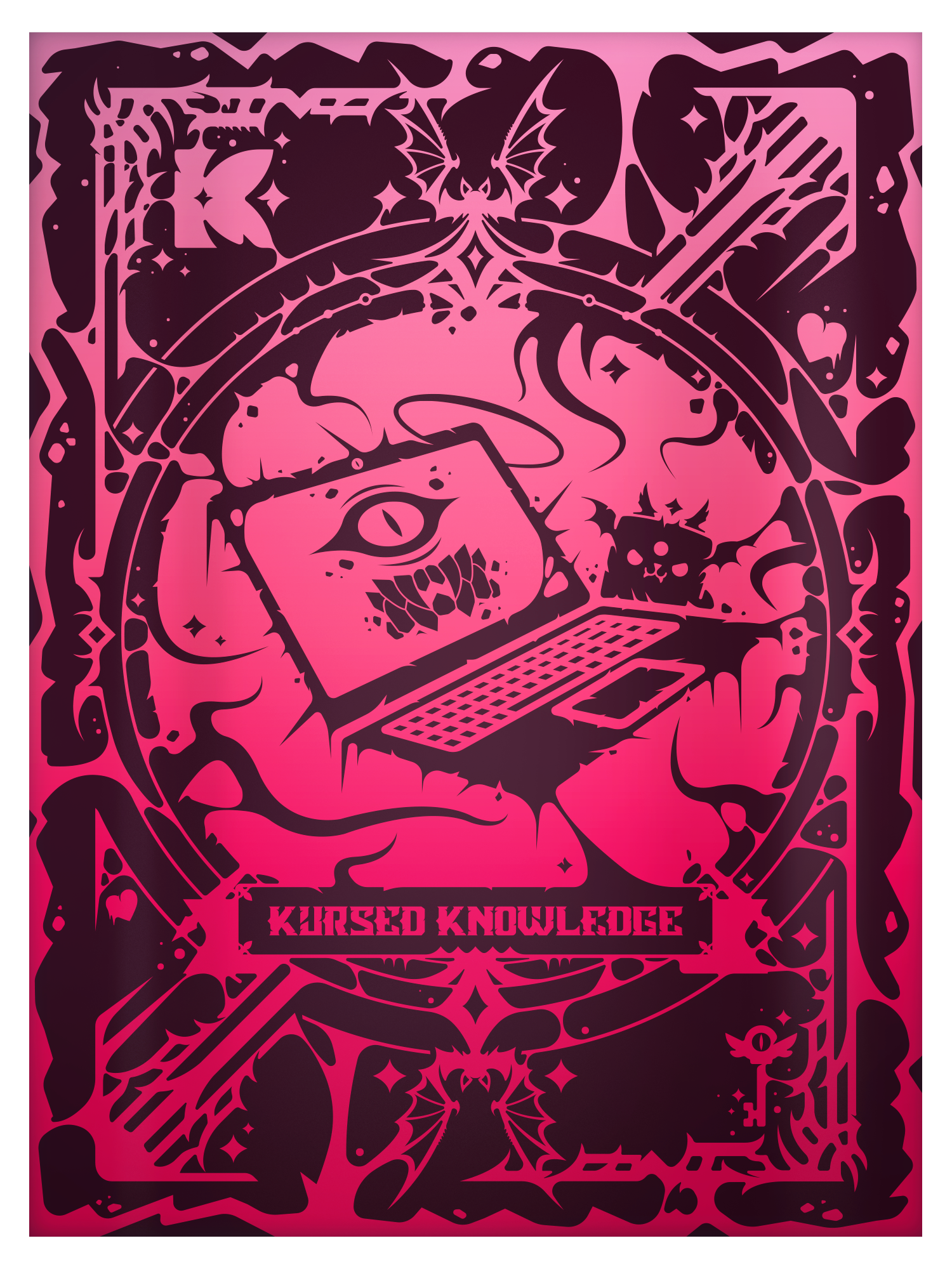 Kirsche "Kursed Knowledge" TCG Card Sleeves (100 Pack) - PRE-ORDER