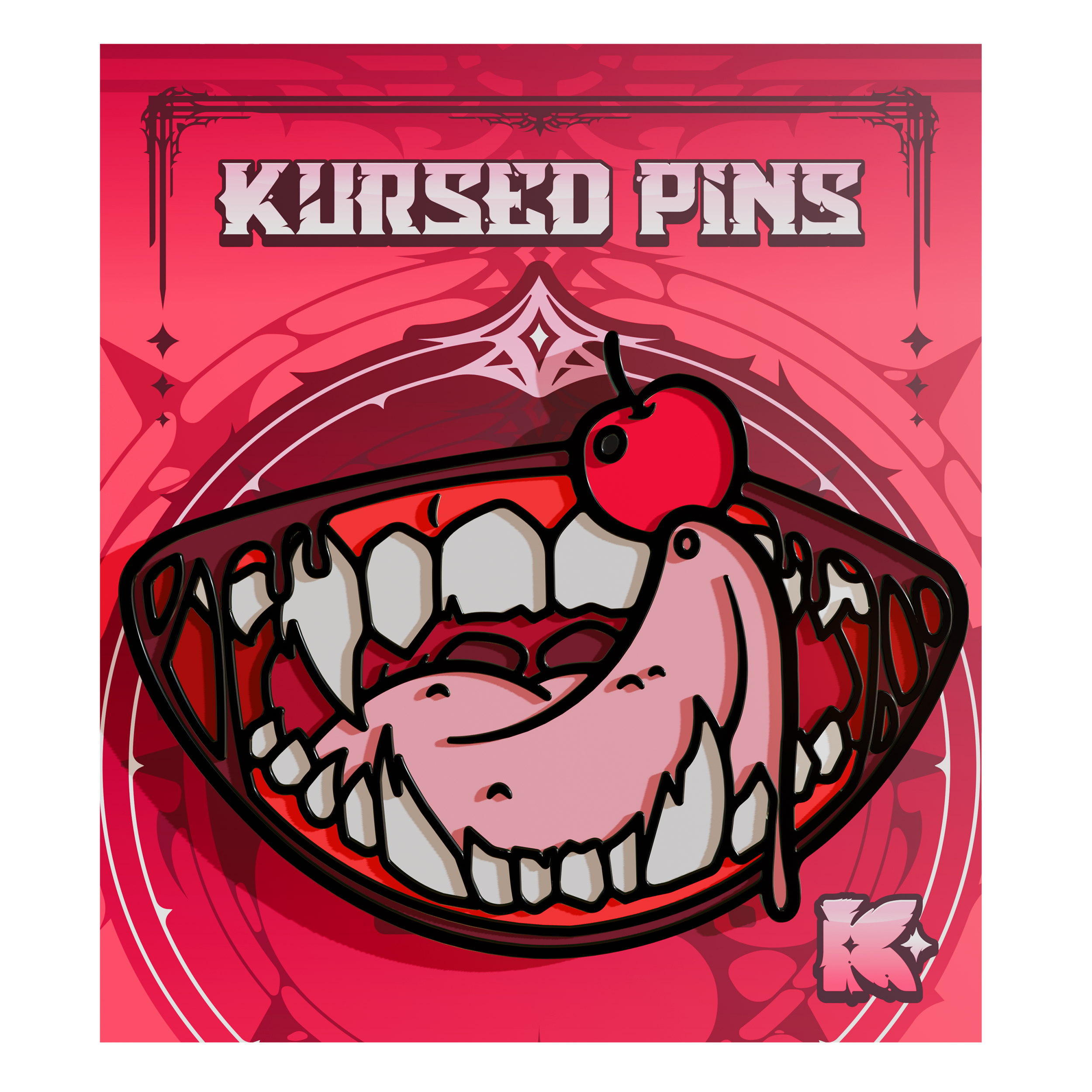 Kirsche Kursed Pins - 3 Pin Collector Set - PRE-ORDER